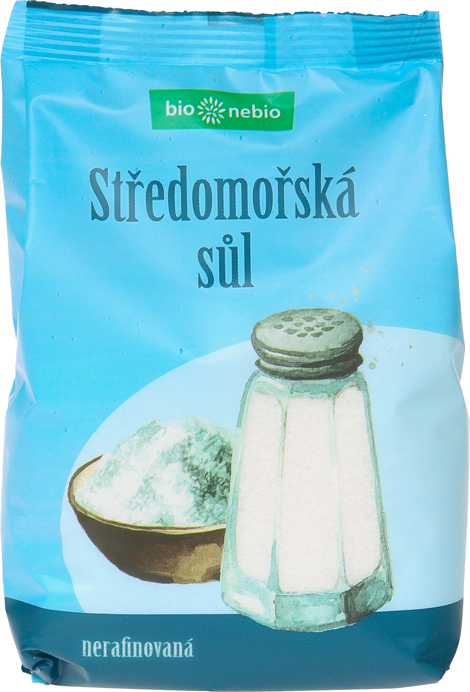 Středomořská sůl nerafinovaná bio*nebio 500 g
