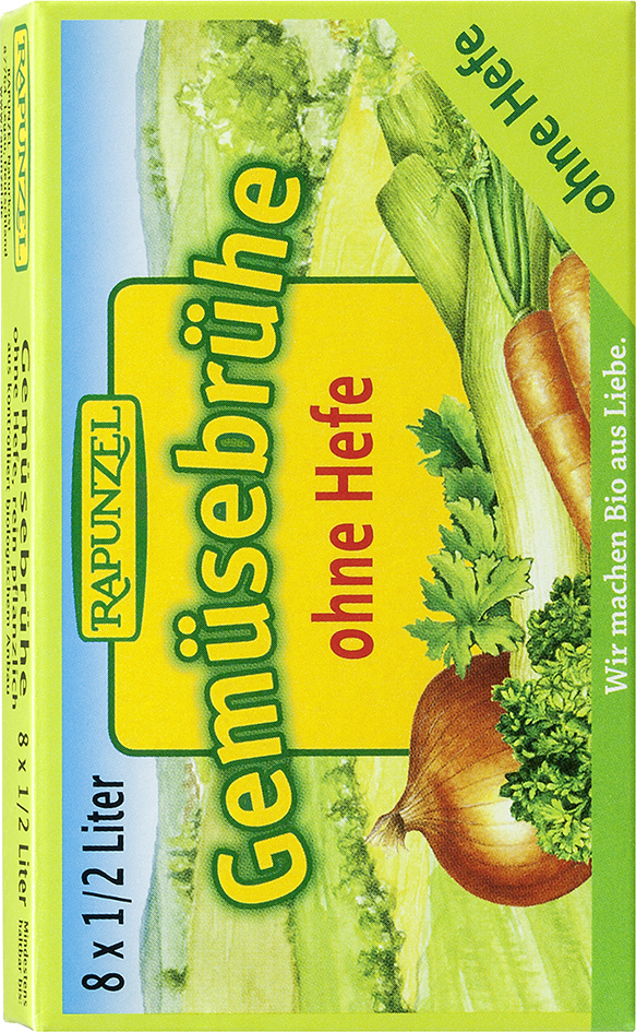 Bio zeleninový vývar bez droždí v kostce RAPUNZEL 8 ks