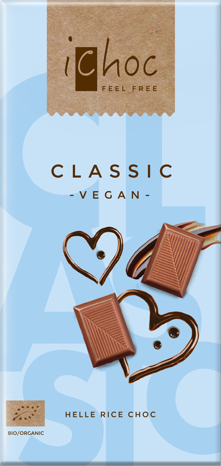 Bio vegan čokoláda classic iChoc 80 g